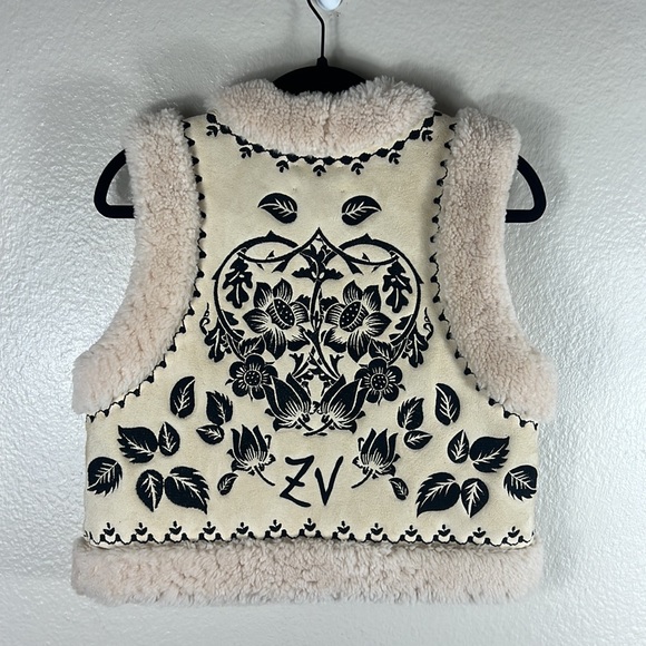 (SOLD) Zadig & Voltaire Feti Shearling Cardigan Vest - Picture 10 of 15